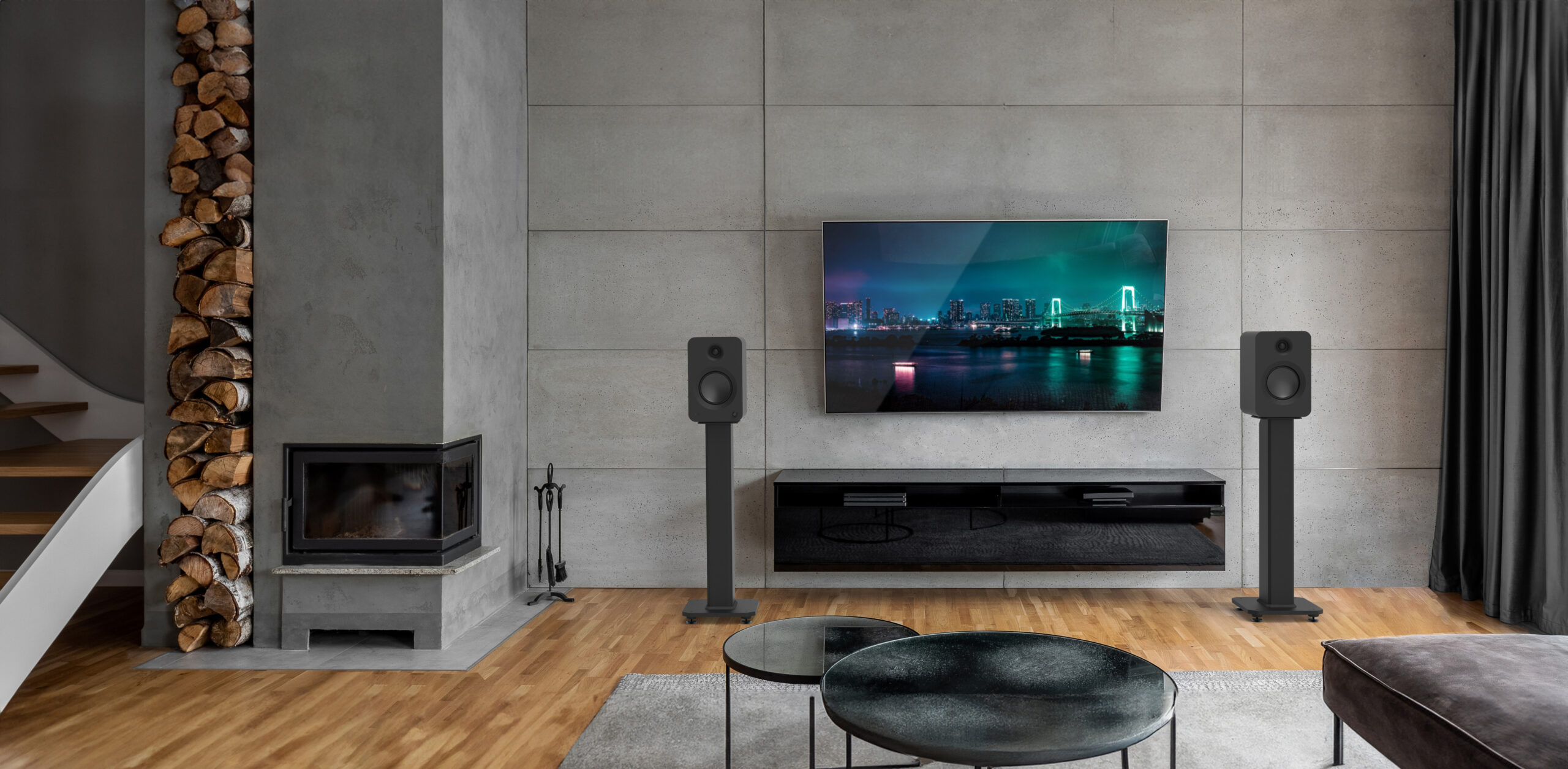 思いのままのサウンドステージ 一般的なサウンドバーは、テレビ…