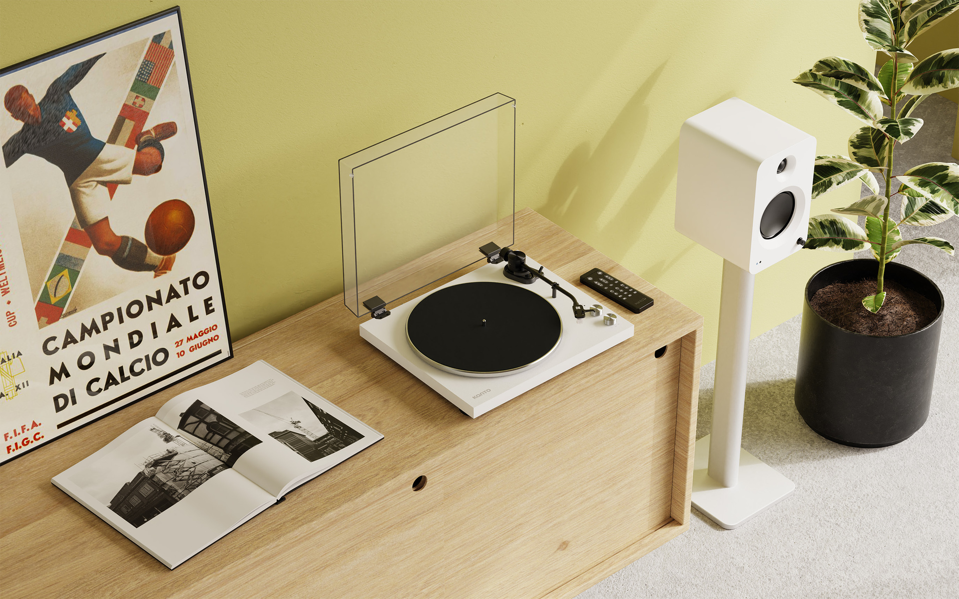 すぐに楽しめる良質なサウンド フォノプリアンプを本体に内蔵し&hellip;