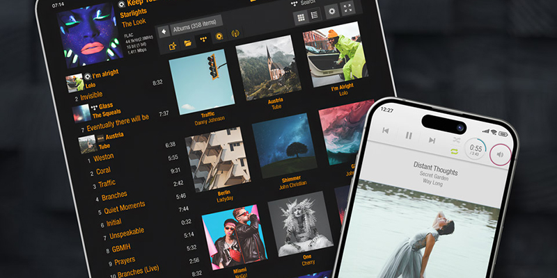 LUMIN Appによる直感的な操作 スマートフォンとタブレ&hellip;